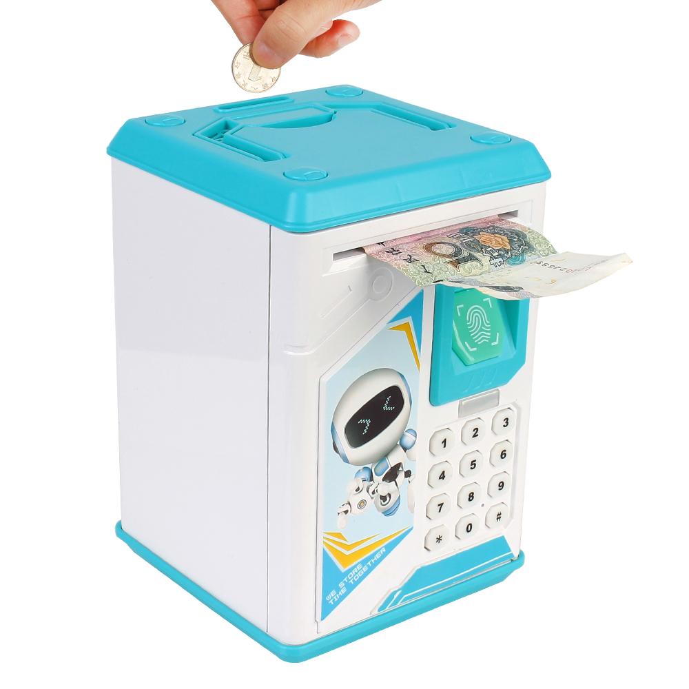 Пароль для банкомата, копилка с отпечатками пальцев, Рождественский подарок для детей, электронные наличные монеты, сберегательный банк