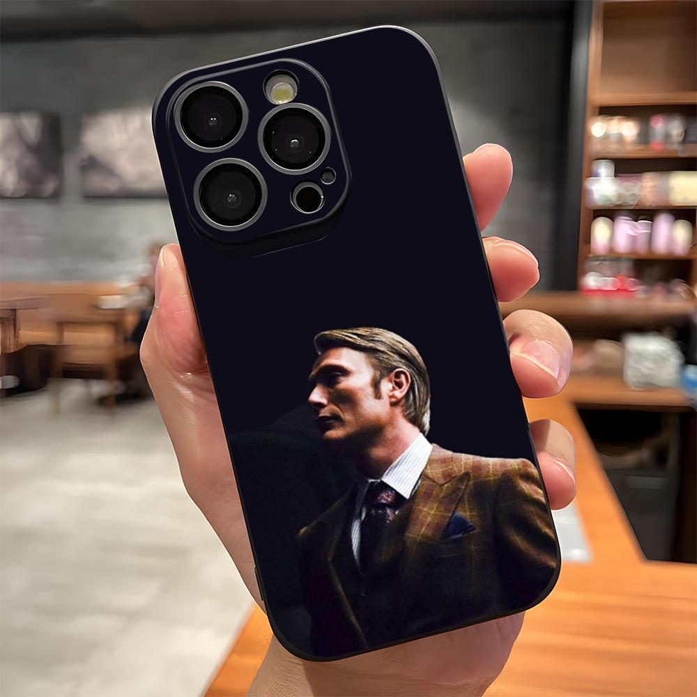 Чехол для телефона с изображением сериала ужасов Ганнибал Для IPhone 17 Pro Max 15 Pro 16 14 Plus 12 13 Mini 11 Pro Ударопрочный Мягкий Чехол