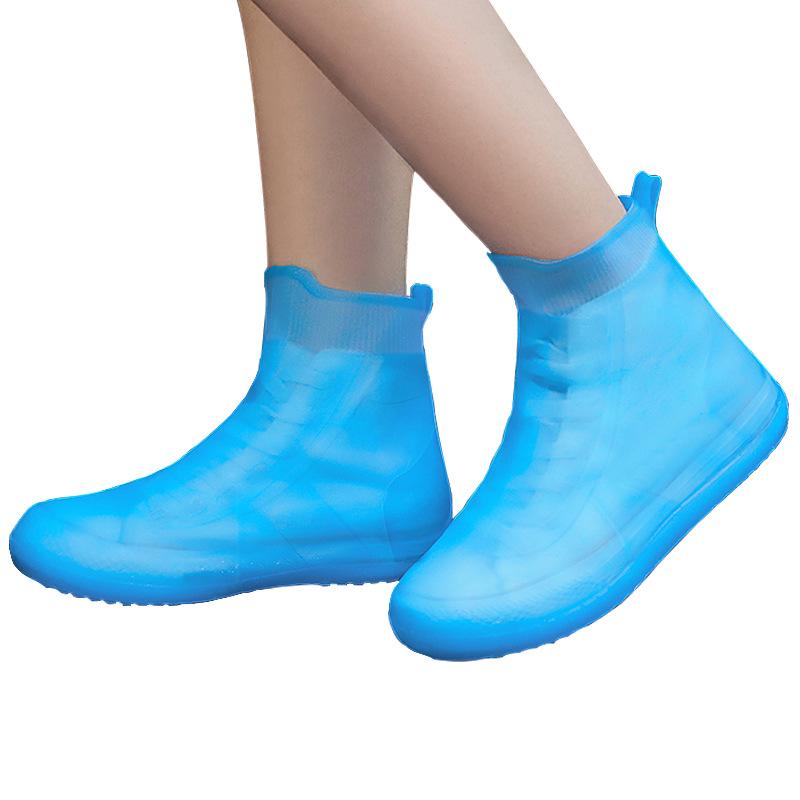 Rain Boots Cover Silicone Rain Boots Cover Children Rainy Day Outdoor Rain Boots High Tube Thickened Non-slip