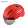 Magnetic Snap-On Bicycle Helmet Mountain Bike Trail Riding EPS Integrated Construction Adult Unisex Cycling Safety Gear