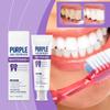 Гидроксиапатит Мятная Зубная паста Ежедневный Мягкий Уход Фиолетовая Зубная паста Физическая Цветокоррекция Свежая и Чистая Желтые Зубы 114г