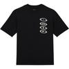 Jordan X Travis Scott Collaboration Ss24 Crew Neck Straight Fit Letter Print Short Sleeve Футболка унисекс Tops Black DZ5515-011