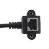 Right Angle 8Pin Screw Panel RJ45 Cable Panel Mount Extension Cable Ethernet LAN Cord Network Wire