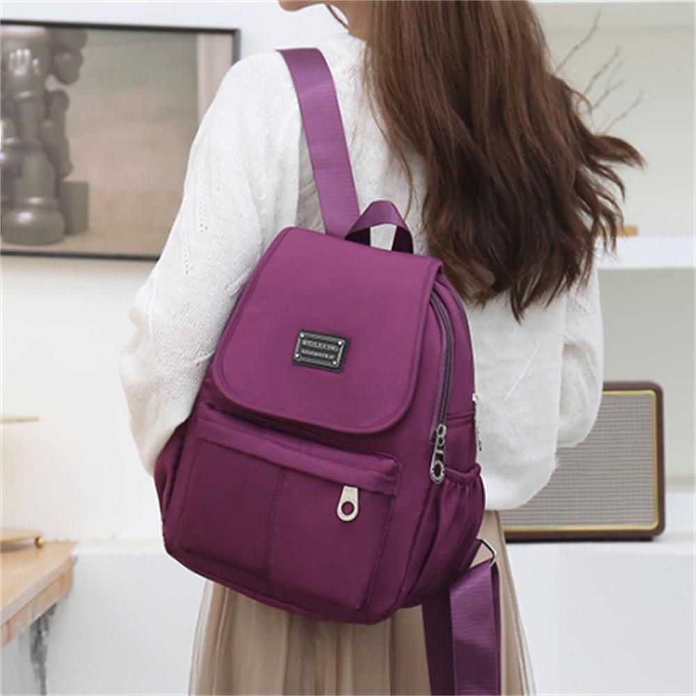Backpack Casual Fashion Women's Summer New Student Travel Backpack Women's Oxford Cloth Bag