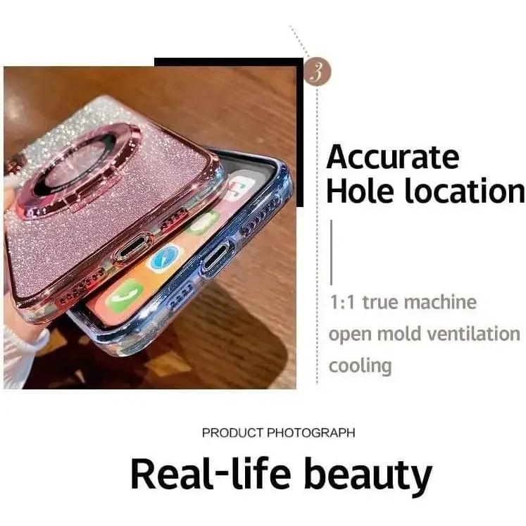 Роскошное покрытие для Honor Magic 7 Lite Pro 5G X9C Магнитный держатель Блестящий бриллиантовый чехол для Honor X9C Magic Pro Lite 7 5g Чехол