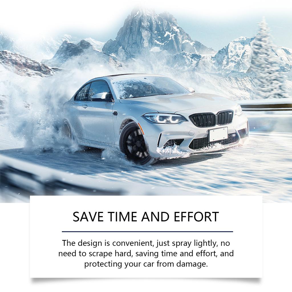 Deicing Spray For Car De-icing And Anti-fogging, Long-lasting, Convenient Deicing Spray 200ML