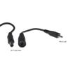 Адаптер-переходник DC5.5 x 2.1 мм (мама) на Micro USB (папа) Кабель-удлинитель Питание до 5В 3А 15Вт