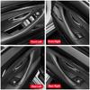 7Pcs Left Hand Drive For BMW 5 Series F10 F11 F18 10-17 Carbon Fiber Car Interior Inner Door Handle Panel Pull Trim Car