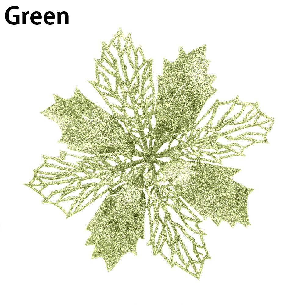 New Year Decor Christmas Flowers Fake Flowers Home Xmas Ornaments Christmas Tree Decorations