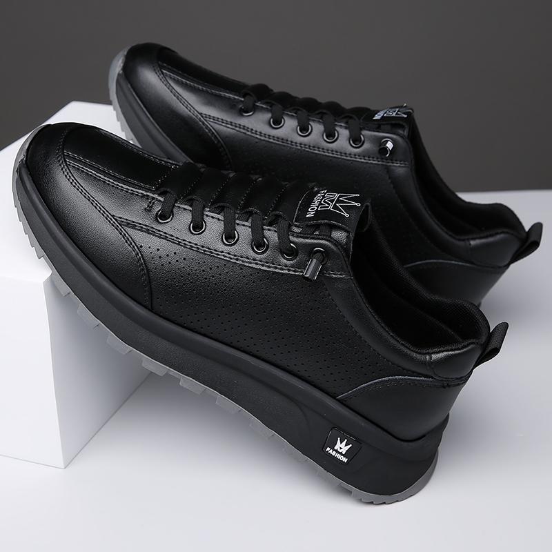 Новые модные мужские кроссовки для треккинга, нескользящие мужские низкие кроссовки, повседневная универсальная спортивная обувь в стиле ретро, повседневные кожаные мужские кроссовки