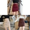 Classic High Waist Mini Skirt With Ruffles And Zipper For Stylish Women