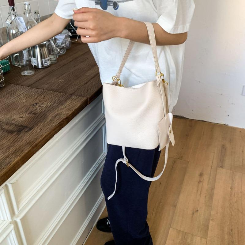 Премиальный нишевый ретро сумка-ведро женская новая модная универсальная большая вместимость на плечо/кроссбоди