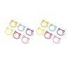 24pcs Zinc Alloy Stitch Markers Metal Crochet Markers Marker Set Knitting Stitch Markers  Sewing