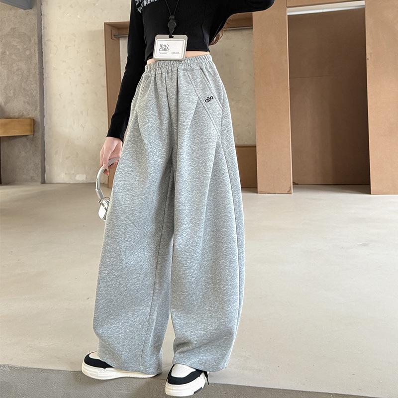 Girls' Fashionable Wide-Leg Pants - Autumn 2025 New Style