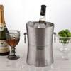 Leeseph Insulated Ice Bucket Made Double-Wall Champagne Bucket Keeps Ice Frozen Longer for Parties Ideal for BBQ Gatherings