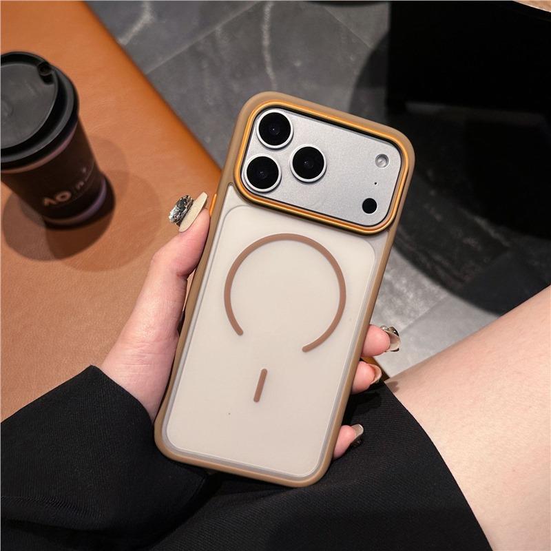 Защитный чехол-крышка для iPhone 17 Pro Max, противоударный, матовый, с магнитом