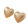 2024 Trendy Heart-Shaped Frosted Stud Earrings for Everyday and Party Wear