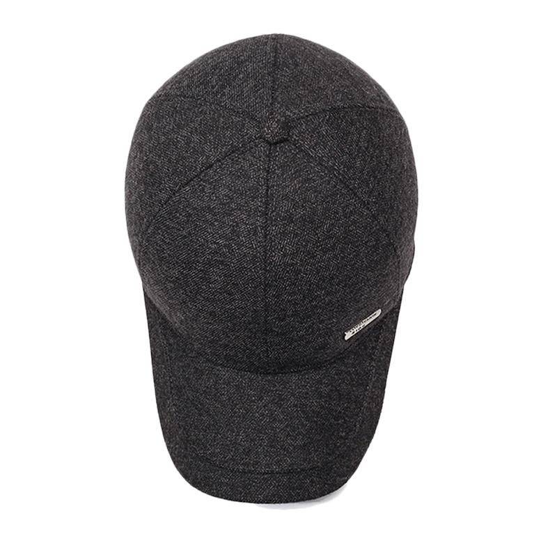 Бархатная толстая защитная ухо теплая утепленная бейсболка осенне-зимняя мужская кепка для среднего возраста