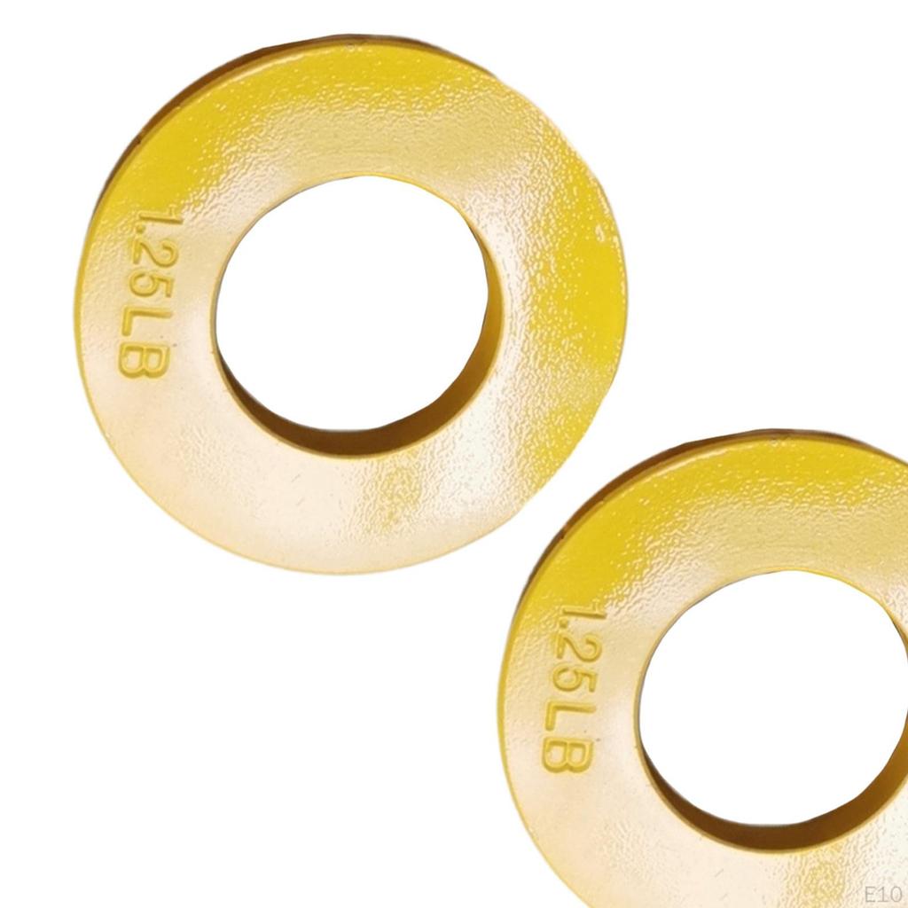 2 Pieces Fractional Weight Plates Color Coded Dumbell Weights Small Change for Home Gym