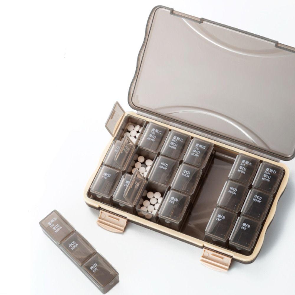 Влагостойкая портативная аптечка, ящик для хранения таблеток, органайзер, дозатор, футляр для таблеток для путешествий