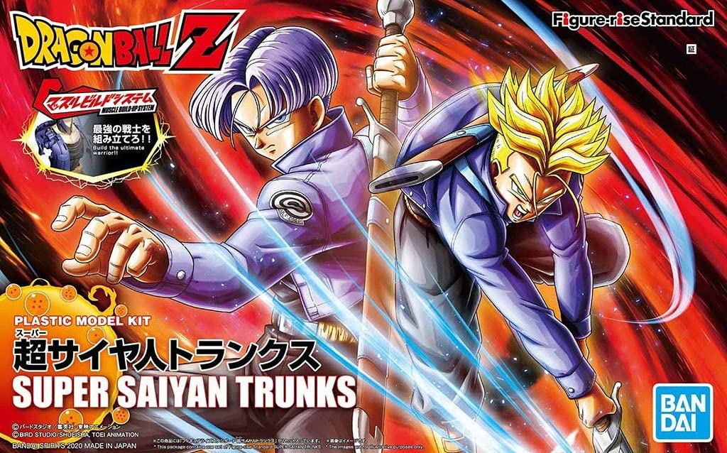 Стандартный Dragon Ball Super Saiyan Trunks Пластиковая модель Фигурка-рост (Продление) Цветовая кодировка