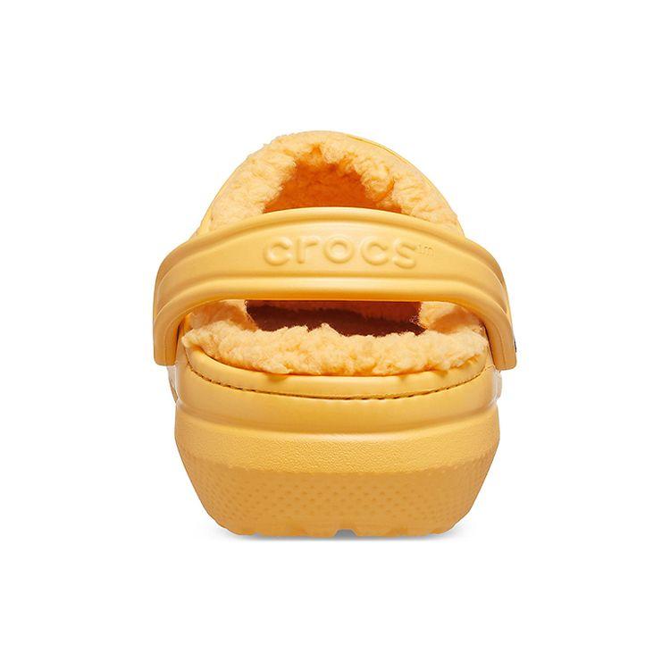 Crocs Classic Warm Cotton Clogs Slippers Unisex Slippers Ice-Orange 203591-837
