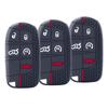 Силиконовый чехол для автомобильного ключа для Jeep Renegade Compass Grand Cherokee Для Chrysler 300C Wrangler Dodge Автомобильные аксессуары