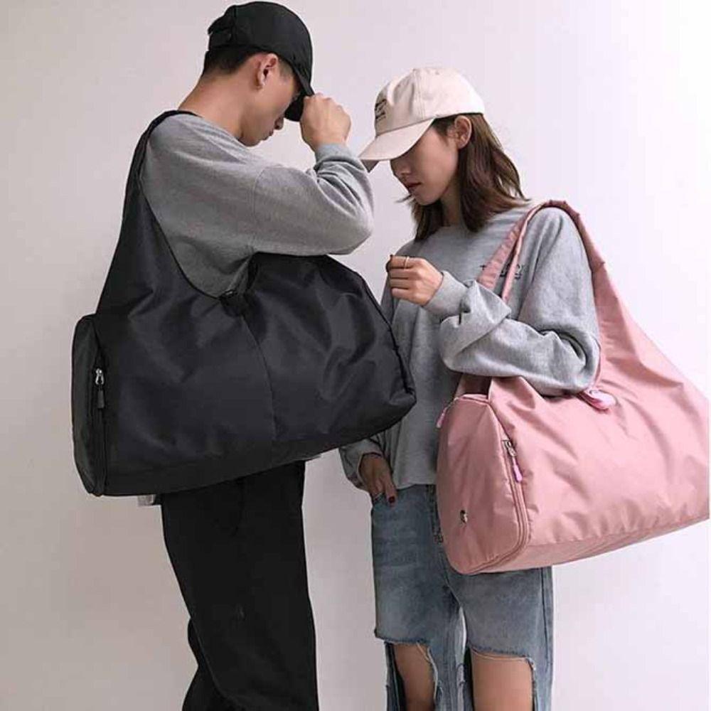 Casual Underarm Bag Yoga Mat Bag Korean Style Luggage Bag Sports Shoulder Bag Large Capacity Niche Design Gym Fitness Bag Women
