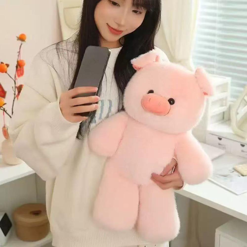 Креативный подарок Мягкая свинка Плюшевая игрушка Подушка Плюшевая игрушка Милая 17,7 дюйма Плюшевые игрушки Плюшевая игрушка для эмоциональной поддержки