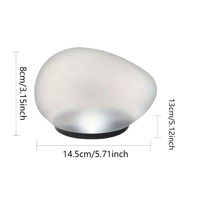 Солнечный уличный каменный светильник из матового стекла, грунтовый светильник, садовый зеленый светильник-галька, беспроводной декоративный светильник для сада, газона, двора