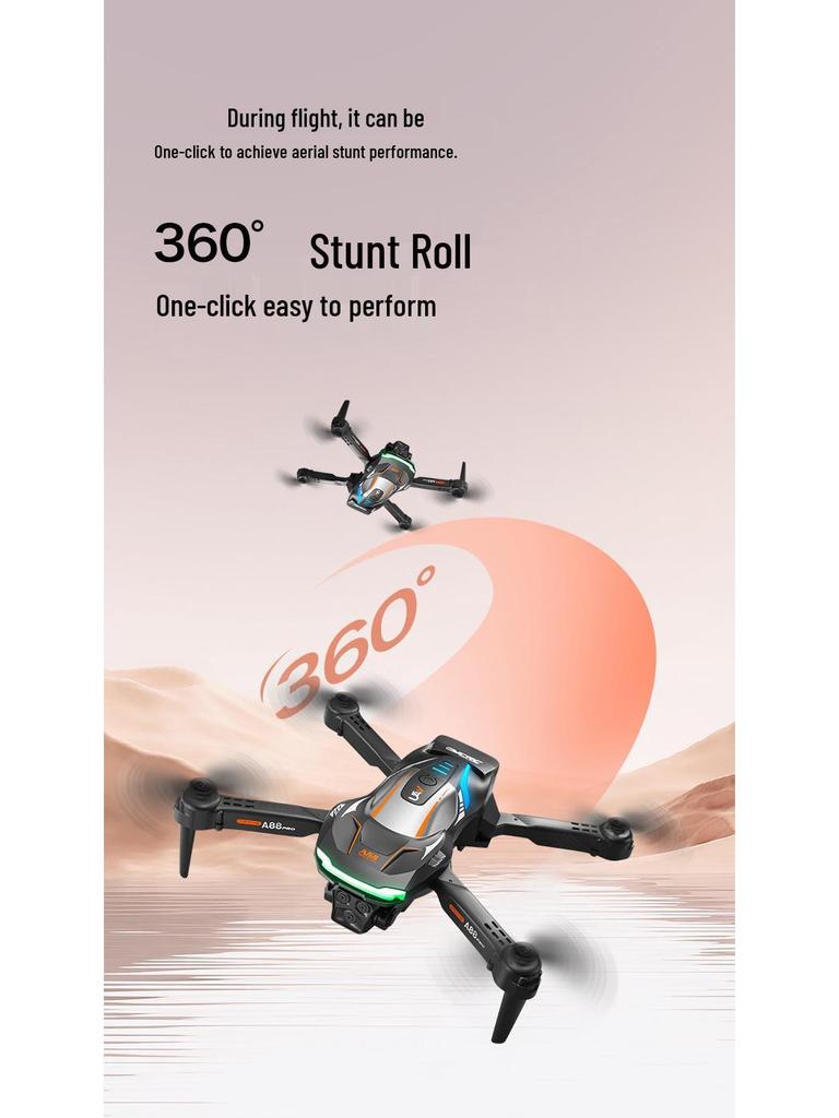 A88 Drone: 8K HD Aerial Photography, Optical Flow, Triple-Camera, Remote-Controlled Aircraft Toy