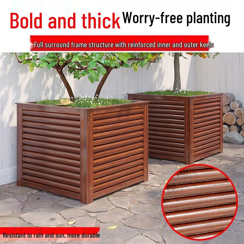 Outdoor Wooden Planting Box