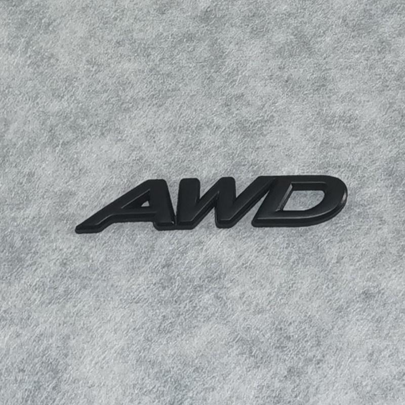 New Car Styling 3D AWD 2.0 2.5 Skyactive Metal Chrome Zinc Alloy Emblem Car Body Badge Sticker for Mazda 3 CX-3 CX-5 RX-8 RX-5 QW1