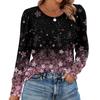 Women's Retro Printed Fashionable Long-sleeved Top
