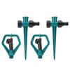 2 Set 360 Degrees Automatic Rotating Lawn Sprinkler Garden Irrigation Watering Accessories