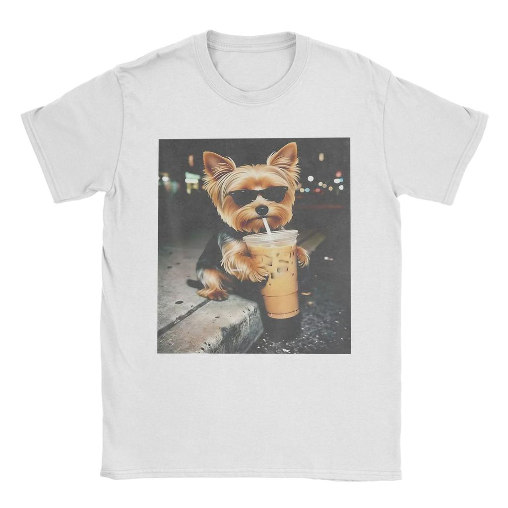 Funny Yorkie Yorkshire Terrier Unisex Unisexs T Shirts Cute Dog Humor Tee Shirt Short Sleeve Tshirts Pure Cotton Plus Size Clothes