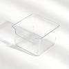 1pc Clear Sticky Note Storage Box, Small Plastic Storage Box, Storage Organizer For Home And Office