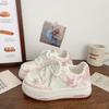 Pink Platform Bread Shoes Female Stars Spring New Niche Design Breathable Sports Little White Shoes