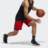 Adidas Мужские баскетбольные шорты для тренировок по бегу, красные DX6744