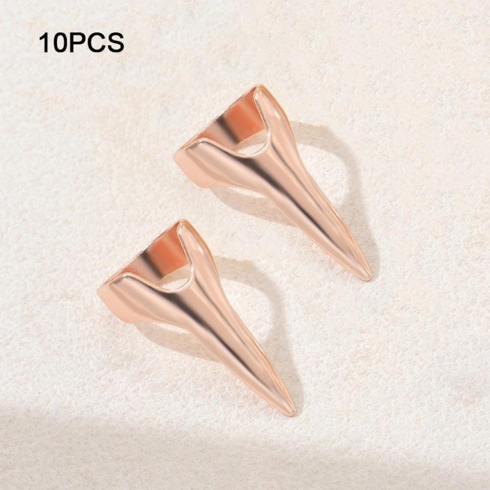 Geometric Finger Claw Rings Creative Design Copper Ring Geometric Ring Subcultural Fashion