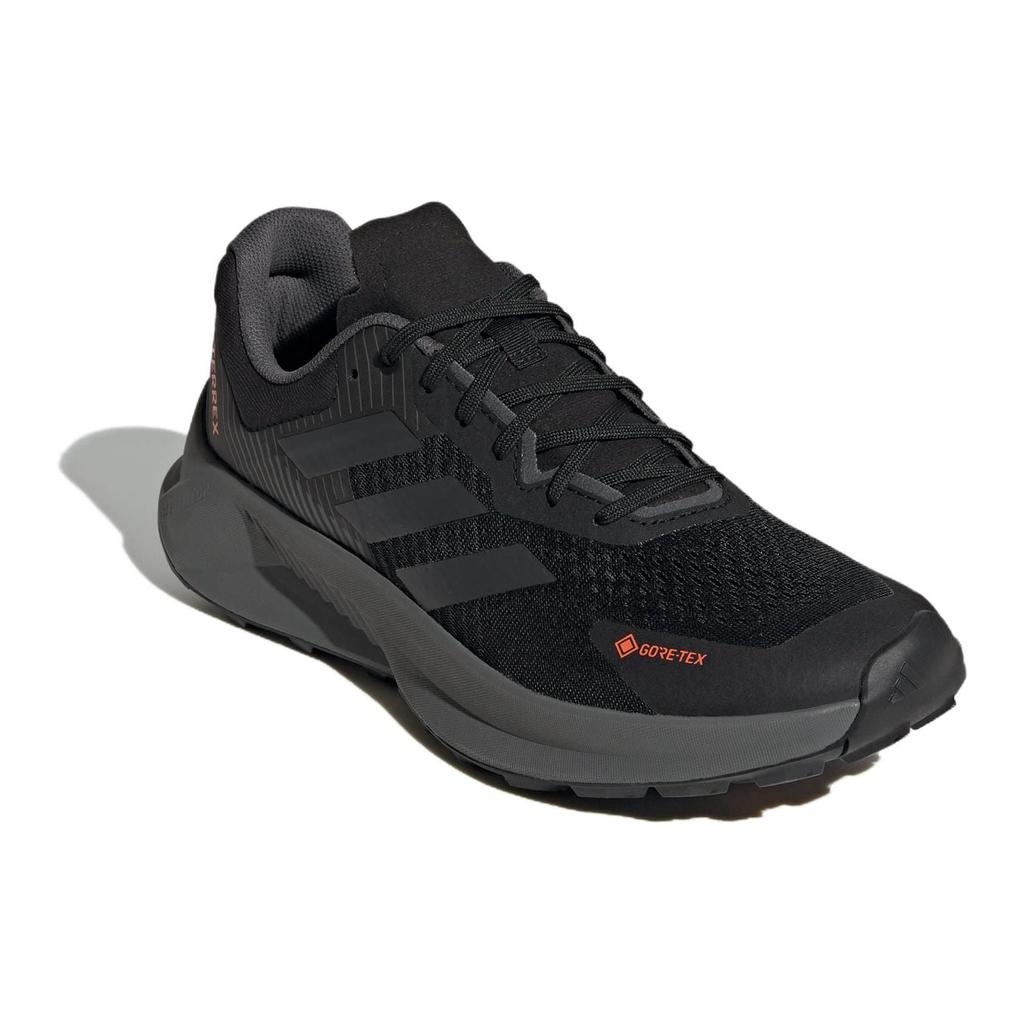 Adidas Terrex Soulstride Flow GORE-TEX Black Grey Men Sneakers Core-Black Grey-Six Impact-Orange ID6714