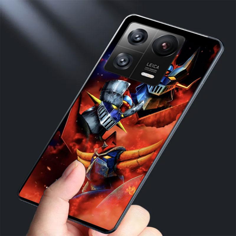 G-Goldorak UFO Робот Чехол для Телефона Для Xiaomi Poco F7 Ultra X7 X6 M8 M7 M6 M4 M3 Pro X4 Mi 15 15T 14 14T 12T 12S 10T Pro 12 11 Lite