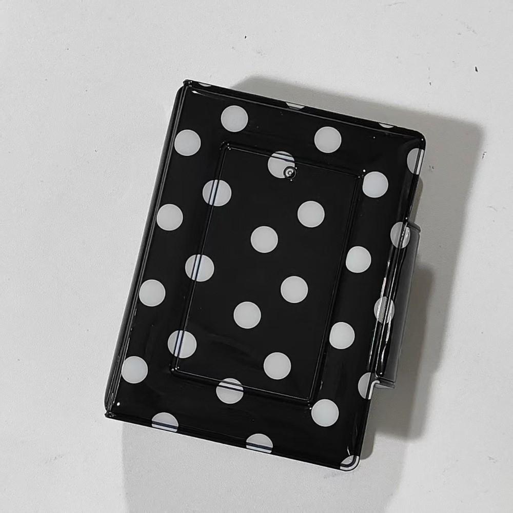 Polka Dot Photocard Binder 40 Slots Idol Picture Storage Book Portable Photo Album