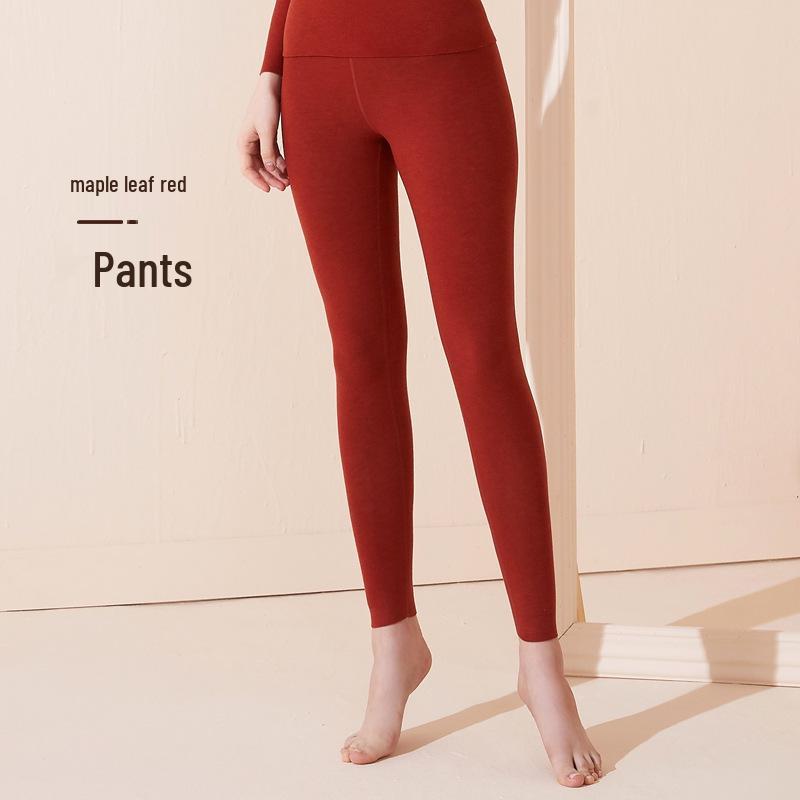 Женский бесшовный комплект из кашемира и шелка: жилет и кальсоны с встроенным бюстгальтером - на флисовой подкладке и плотный для осени