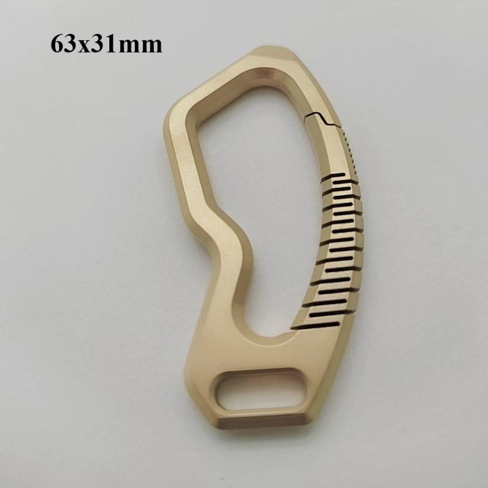 Титановый сплав Брелки Реальный Кулон Новый EDC Инструмент Мужской Креативный Подарок