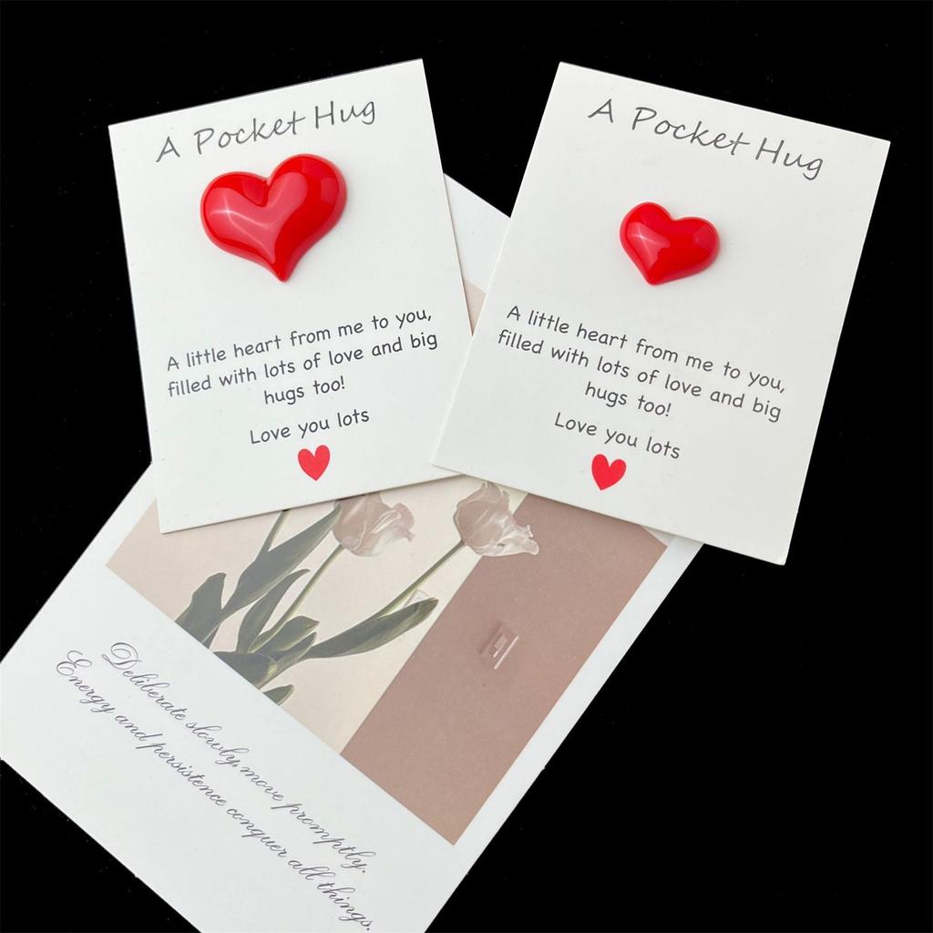 Подарки на День святого Валентина для детей - 1 упаковка валентинок с пластиковыми сердечками в форме сердца из материала Valentine