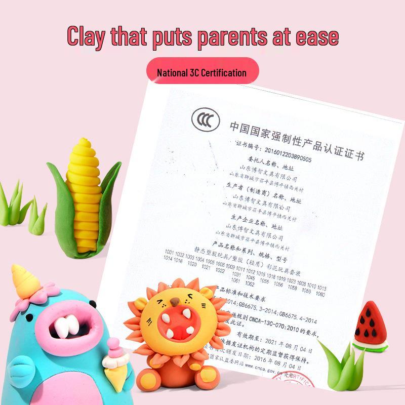 36 & 24 Colors Ultra-light Space Clay for Kindergarten DIY Modeling