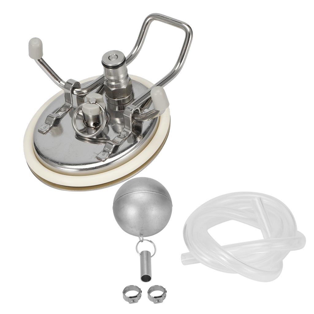 Крышка для бочонка из нержавеющей стали для домашнего пивоварения с плавающим шариком для пивной трубки для кегов Kegland
