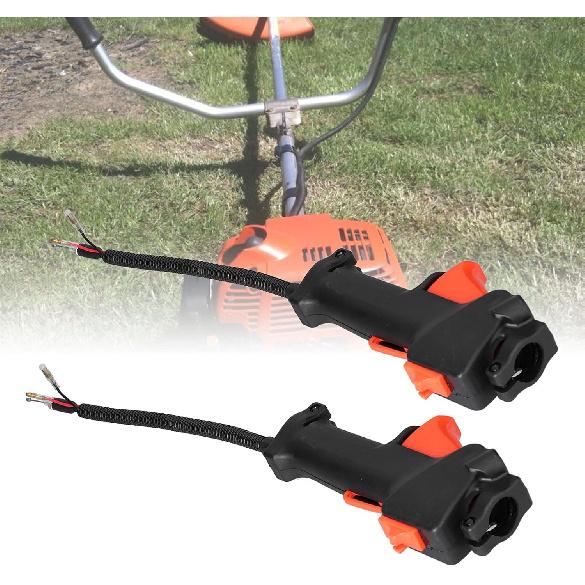2PCS Handle Switch Throttle Trigger Holder Cable Assembly Fit Strimmer Handle Switch Trimmer Accessory for FS75 FS80 FS85 Trimmer Machine