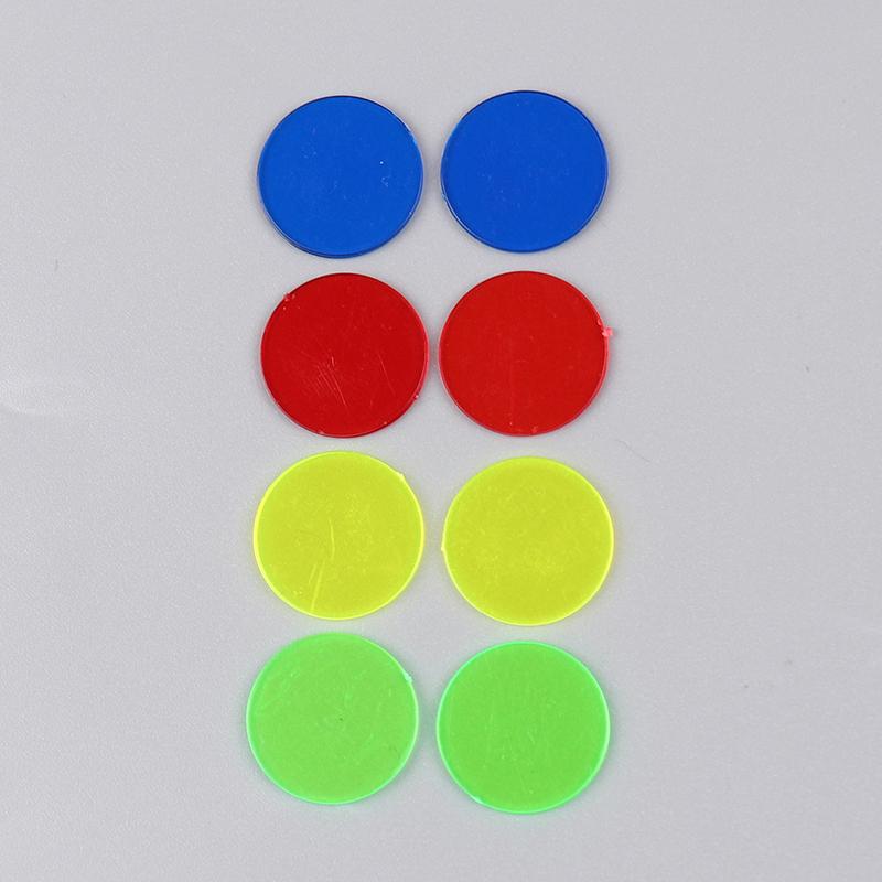100Pcs Montessori Education Math Toys Learning Resources Color Bingo Chip Supply